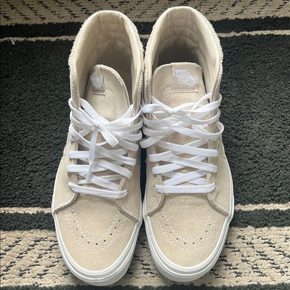 Vans Sk8-Hi Embossed Suede Checkerboard Sneakers